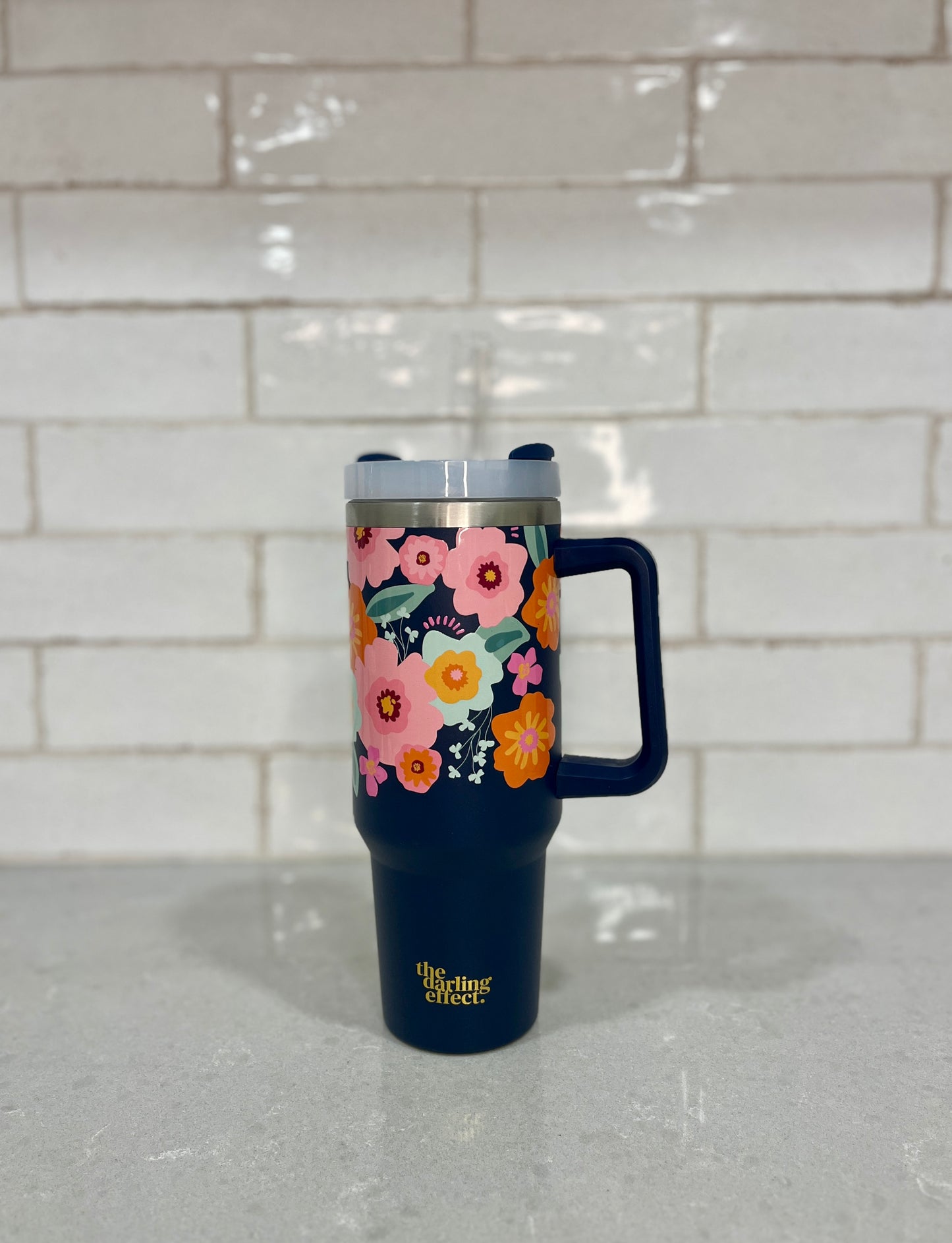 Floral 40 oz Tumbler