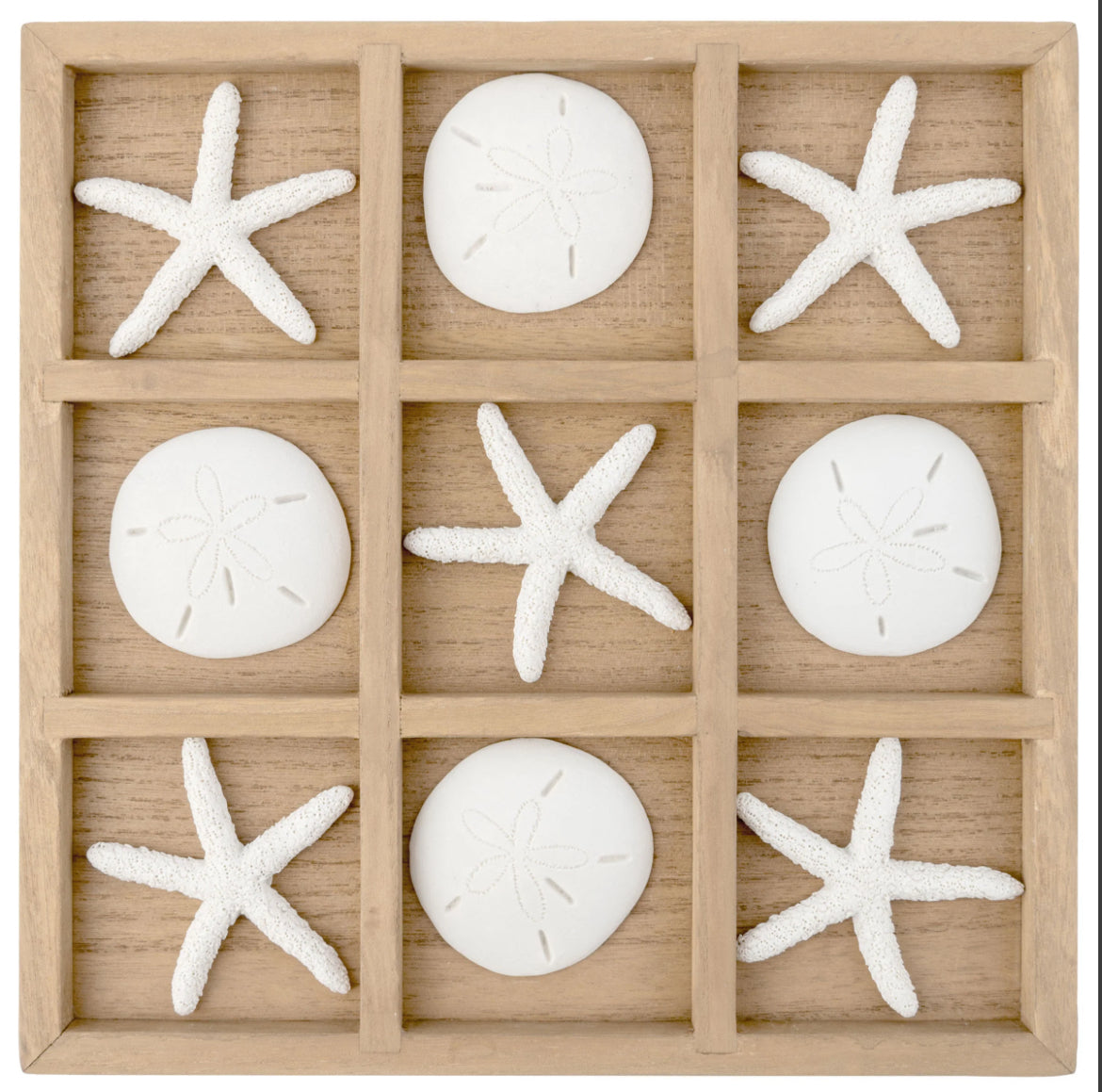 Seaside Tic Tac Toe Board