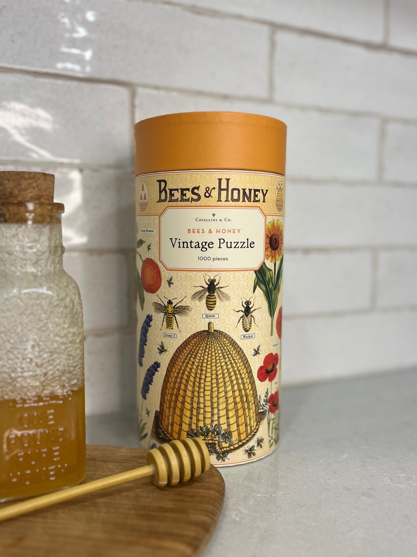 Bees & Honey Vintage Puzzle