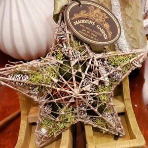 Madison's Garden Log Cabin Star, Christmas Potpourri