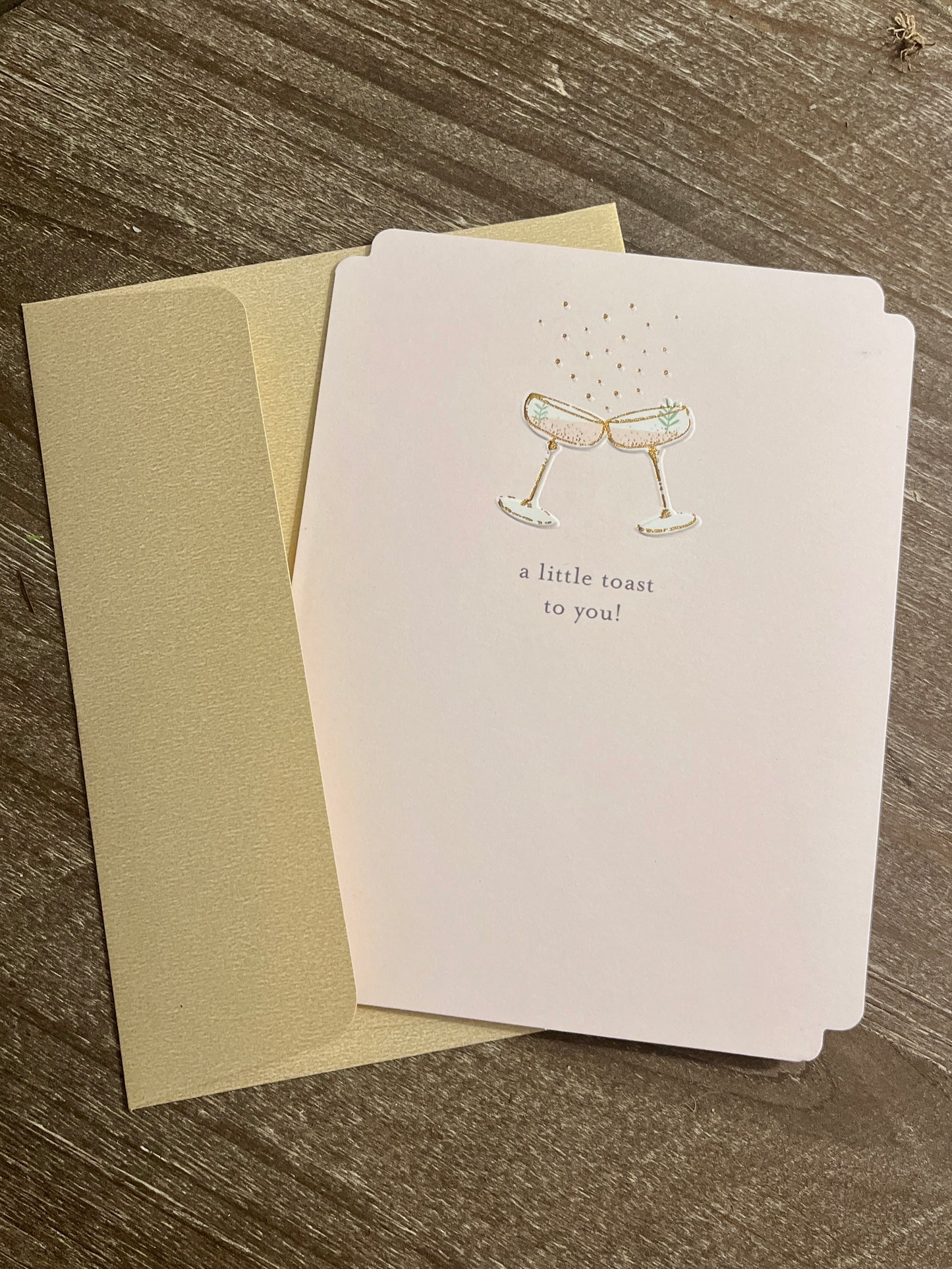 A Toast To You Novelty Card